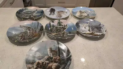 beautiful decorative wolf plates, View more