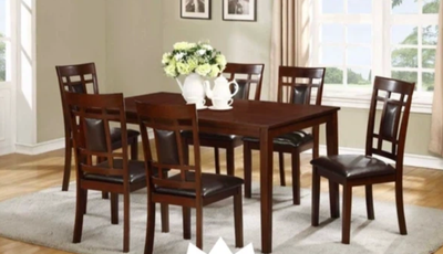 Brand new wooden dining table set clearing sale, View more