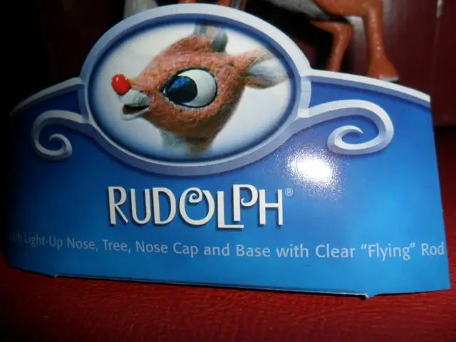 Rudolph Collectibles. Rudolph $40. New condition from smoke/pet63351296535553121