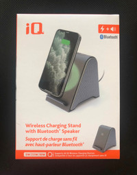 Wireless Charging Stand with Bluetooth Speaker (2-in-1) NEW