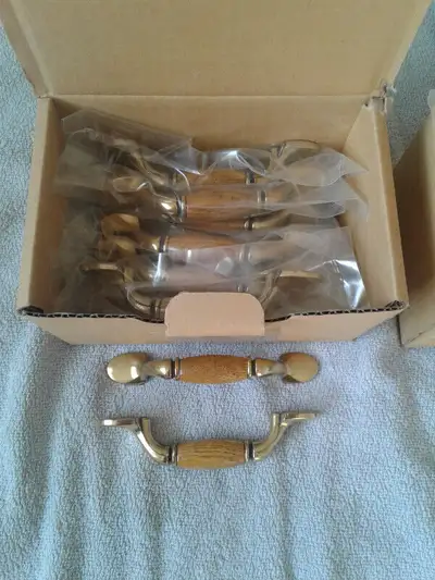 Two, Brand New, Different Styles of Cabinet Hardware / Handles. Made by Onward. Asking Just: $1.50 E...