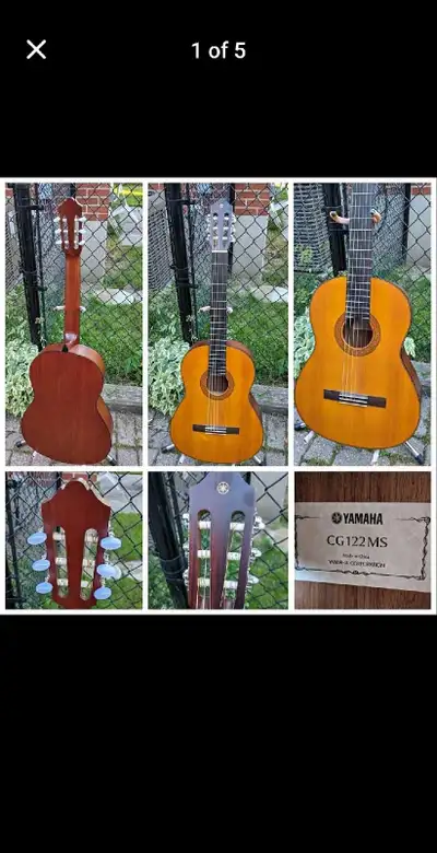 Yamaha cg122ms classical nylon string guitar , View more