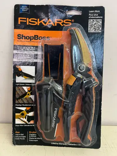 Fiskars ShopBoss Heavy Duty Snips, View more