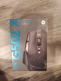 Logitech g502x mouse new in box