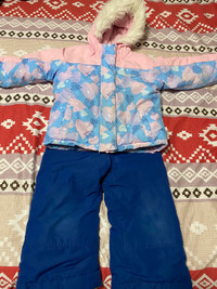 Snow suit for girls size 3T with extra snow pants 