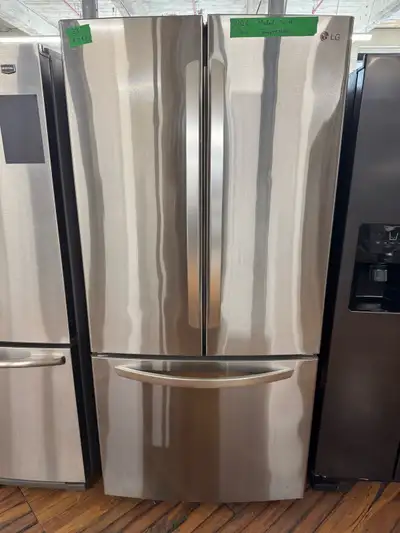  LG stainless steel three door fridge new compressor, View more