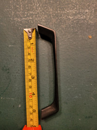 5 inch black cabinet handles
