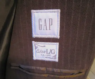 Mens Gap Blazer Sport Jacket Pinstripe Large, View more