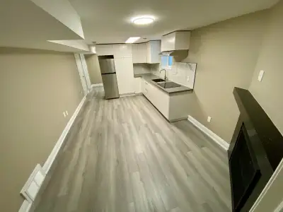 1-Bedroom Basement Apartment for Rent Fully renovated, modern, legal unit in Woodbridge(HWY7/Weston...
