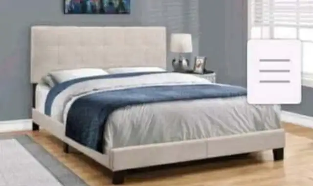Cadre de lit à vendre (simple, double, queen, king) in Beds & Mattresses in City of Montréal - Image 2