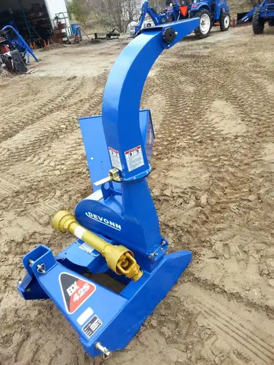 New Wood Chipper * Up to 4" trees * 540 PTO driven * Shear pin protected * Easy unplug * Replaceable...