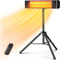 VAGKRI Outdoor Heaters, Heating Electric Infrared Patio Heater
