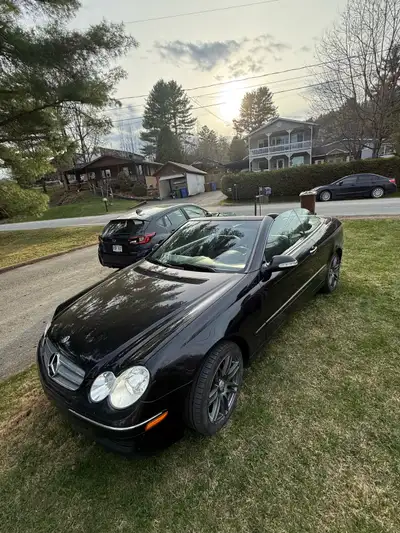 Je vends ma Mercedes-Benz CLK 500 cabriolet noire élégante et performante, parfaite pour profiter de...