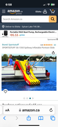 Inflatable Pontoon Boat Slide