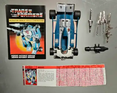 Mirage 100% Complete 1984 G1 Transformers, View more
