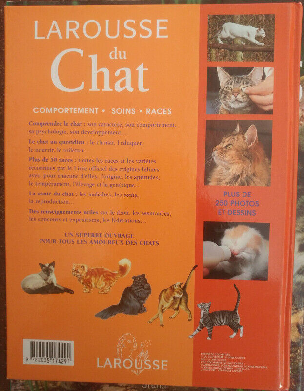 Larousse du chat. La passion des chatons. dans Manuels  à Longueuil/Rive Sud - Image 2