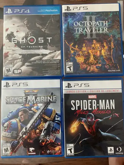 ps5 space marine2, octopath traveller2, View more