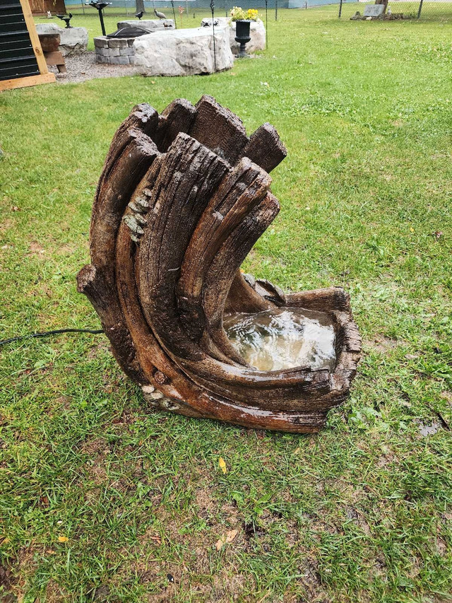 2 Foot Electric Concrete Garden Water Fountain  in Outdoor Décor in St. Catharines