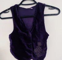 Girls Purple Vest