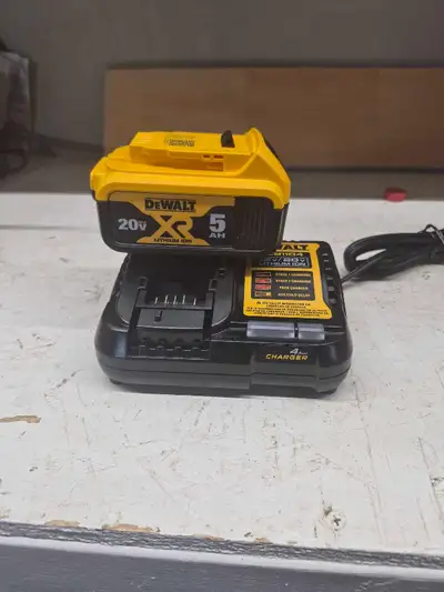 Brand new Dewalt 20v 5amp battery and charger , View more