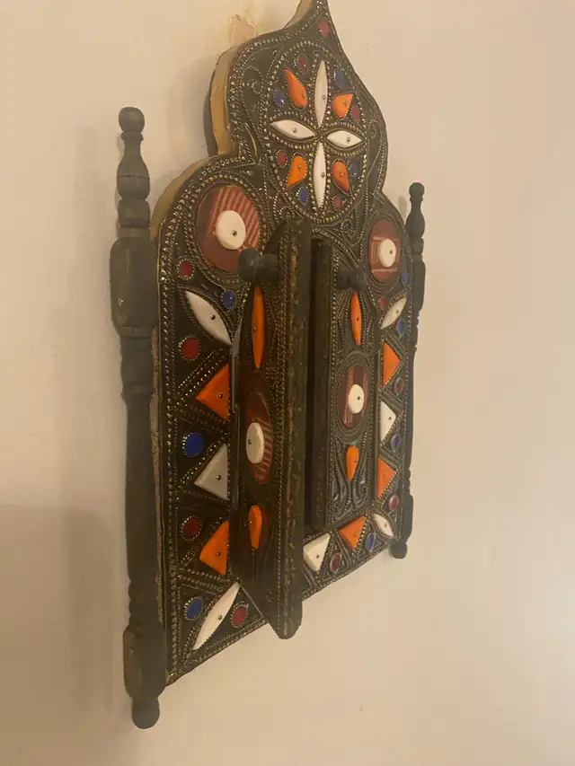 Vintage Handmade Moroccan Arch Wall Mirror. 15” tall. in Home Décor & Accents in Markham / York Region - Image 6