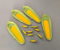 Plastic Corn Tray Set