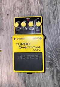 Boss OD-2 Turbo OverDrive (Black label)  MIJ Made in Japan 