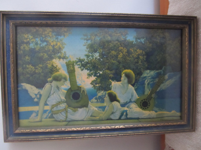 Vintage Maxfield Parrish Print "THE LUTE PLAYERS" 1926 in Arts & Collectibles in City of Halifax