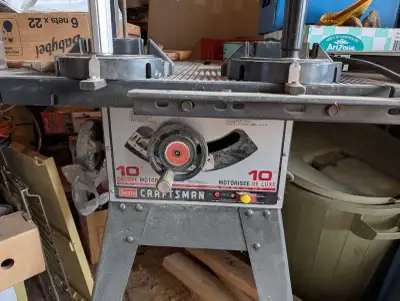 Craftsman Table saw. 10 inch blade., View more