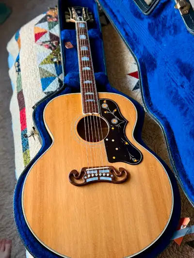 2002 Gibson SJ-200 acoustic guitar, with case, pickup, View more