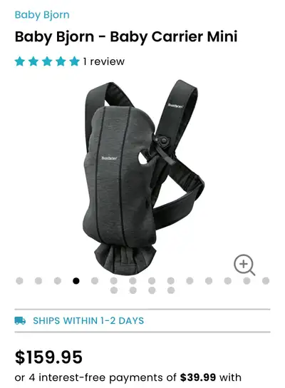 Material Polyester Cotton Brand BabyBjörn Strap type Shoulder Strap Product care instructions Machin...