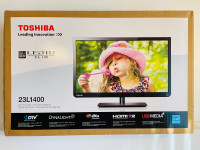 TOSHIBA 23" Slim LED TV