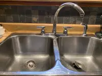 **ON HOLD** Stainless Steel Double Sink 