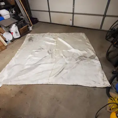 8' x 8' flame-retardant fibreglass welding blanket, View more