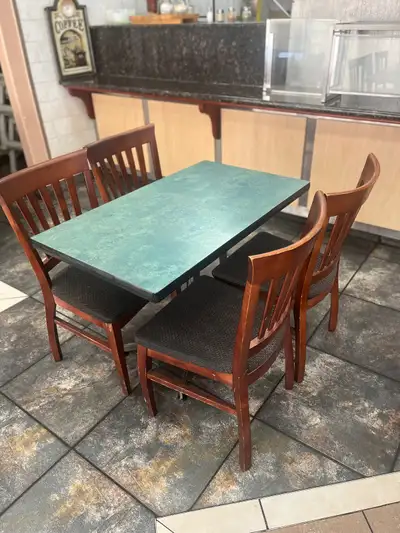 Up for sale is the Restaurant Furniture. 30 Padded Wooden Dining Chairs. Used but in fair condition....