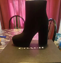 Brand new Coach booties size 10