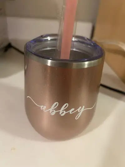 Wine Tumbler $15 Double Wall Vacuum Insulated Stainless mug 12oz, View more