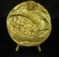 Médaille La Cène L'Ultima Cena Le Christ Jésus et ses 12 apôtres
