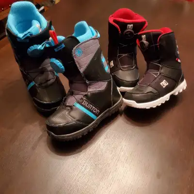 New Kids Burton BOA Snowboard Boots size 5 used twice brand new , View more