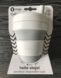 Tasse en silicone pliante hello stojo NEUVE