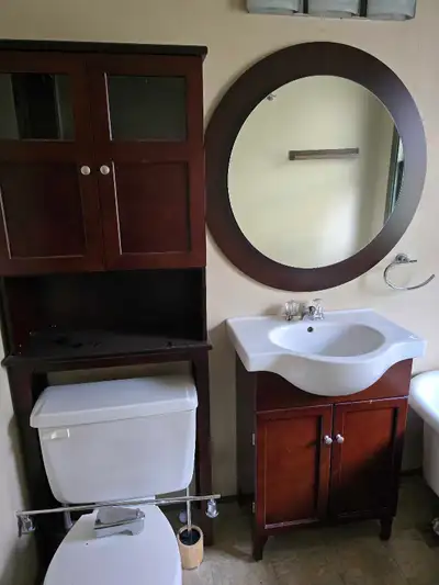Bathroom Vanity, Mirror, Storage Tower, View more