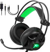 Gaming Headset with Microphone & Volume Control - Brand New