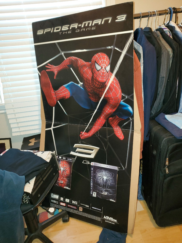 Spiderman 3 Original Advertising Board Collectible Very Rare in Arts & Collectibles in Oshawa / Durham Region