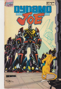First Comics - Dynamo Joe - Issues #1, 2, and 3 (1986).