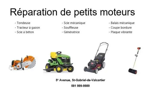 Mécanique scie, tondeuse, tracteur, fendeuse etc in Lawnmowers & Leaf Blowers in Québec City - Image 3
