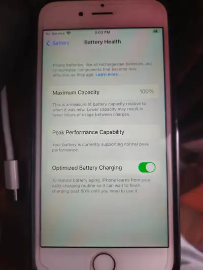 Iphone 6S 32G Battery Life 100% Hardly used .. excellent condition! Just a Reset done with IOS updat...