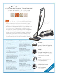 High Performance Hepa Vacuum Cleaning System