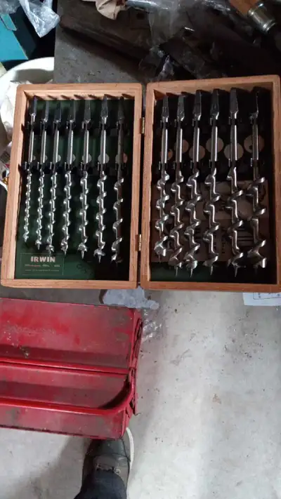 Vintage IRWIN Augerbit set in Original Box.  13 pieces, View more