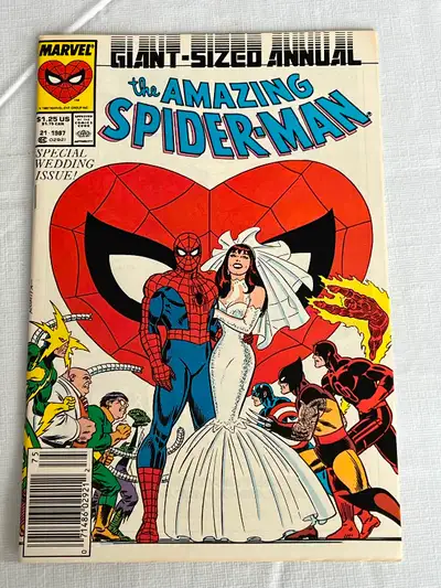Amazing Spider-Man Annual#21 Wedding issue! comic book, View more