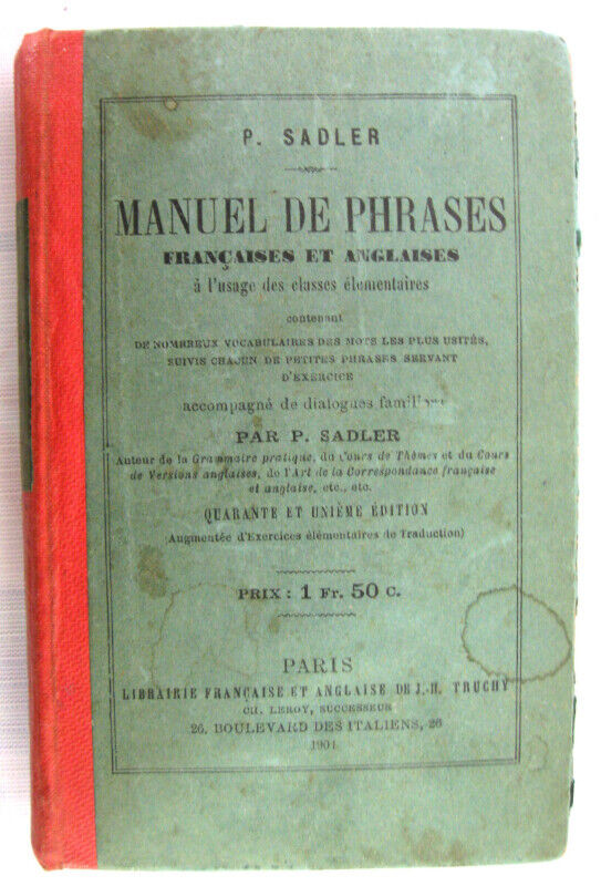 ENSEMBLE DE LIVRES SCOLAIRE FRANCAIS DEBUT 1900 dans Art et objets de collection  à Ouest de l’Île - Image 2